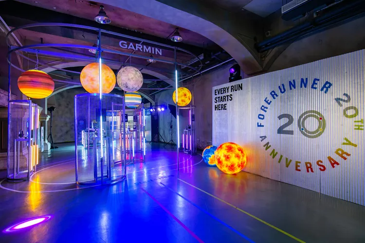 Garmin以「每個跑者都是行星」為主軸，，3月18日至精心打造「FORERUNNER 20週年行星跑者特展」。業者提供