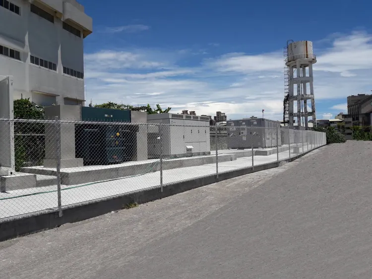 三地強調，使用設備均是最先進產品。 圖為已完工的儲能廠 三地提供