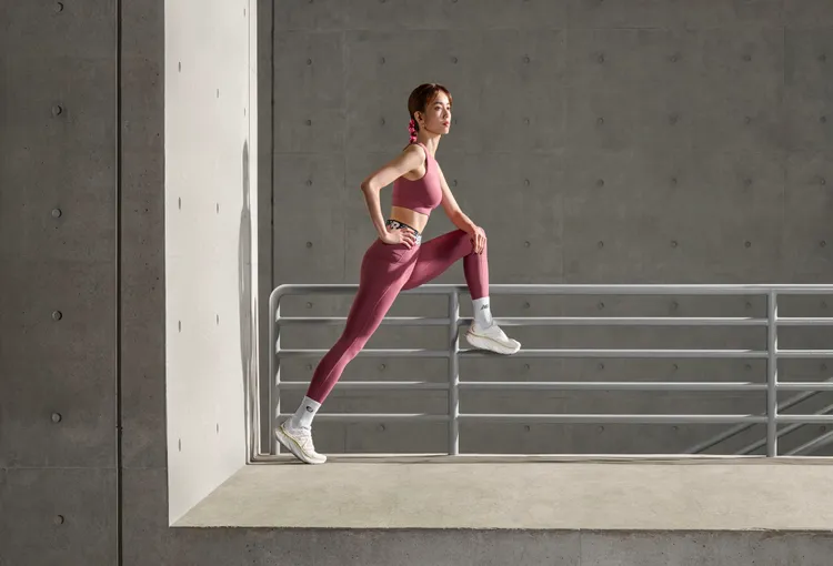 New Balance旗下Fresh Foam X Morev4專業跑鞋讓陳庭妮享受到「強韌回彈，每一步與我同步」的當下美好。品牌提供