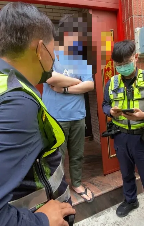 高市刑大逮捕余姓男子，將依違反社維法送辦。讀者提供