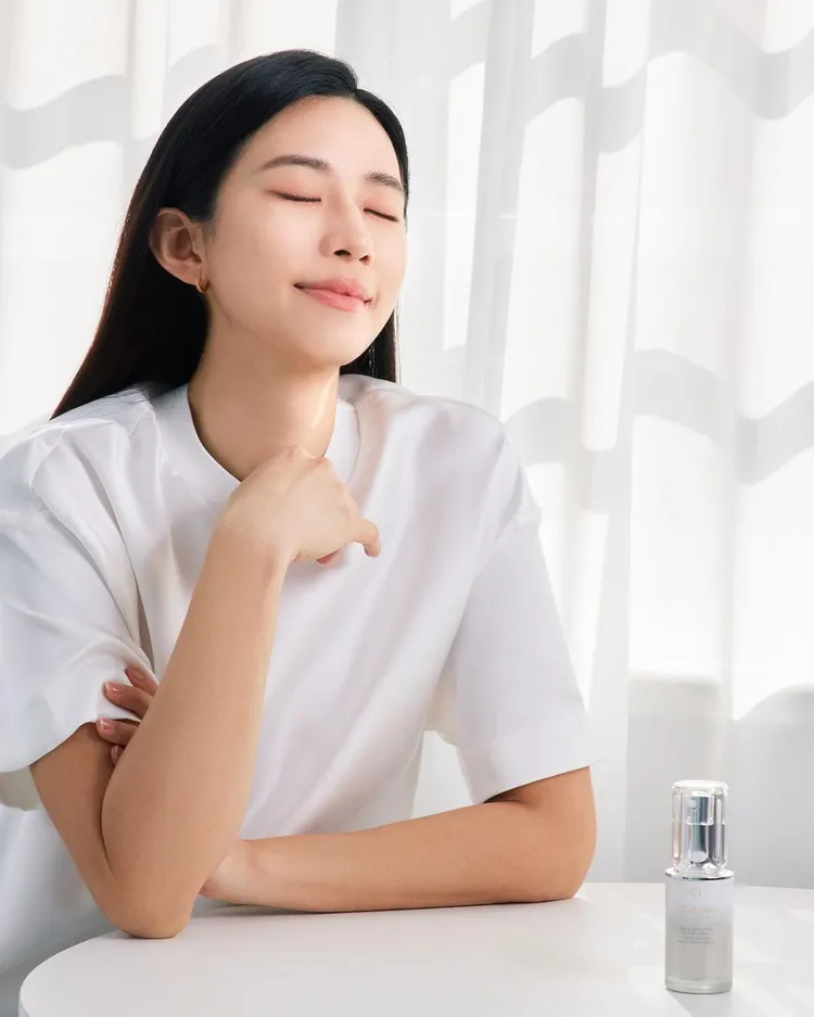 趙岱新認為素顏要好看，重要的是肌膚透亮、膚色均勻。daciexchao IG