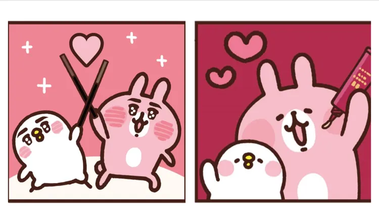 柔焦輕透美肌粉餅附贈磁鐵，左為#0C00款、右為#0C10款。品牌提供