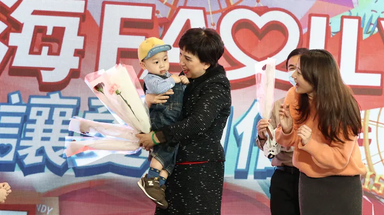 鴻海0-6歲公司養3周年，集團總財務長黃秋蓮出席。莊宗達攝