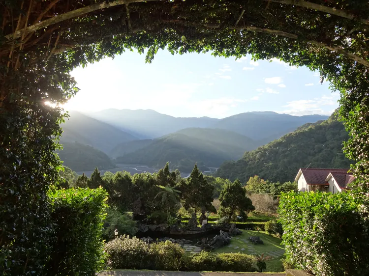 「看見馬告之美」線上攝影比賽，必須在力麗馬告生態園區進行拍攝，圖為棲蘭森林遊樂區-三川匯流。業者提供