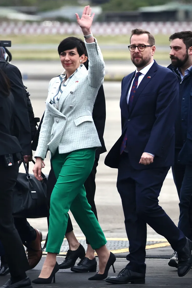 艾達莫娃首度訪問台灣。林林攝