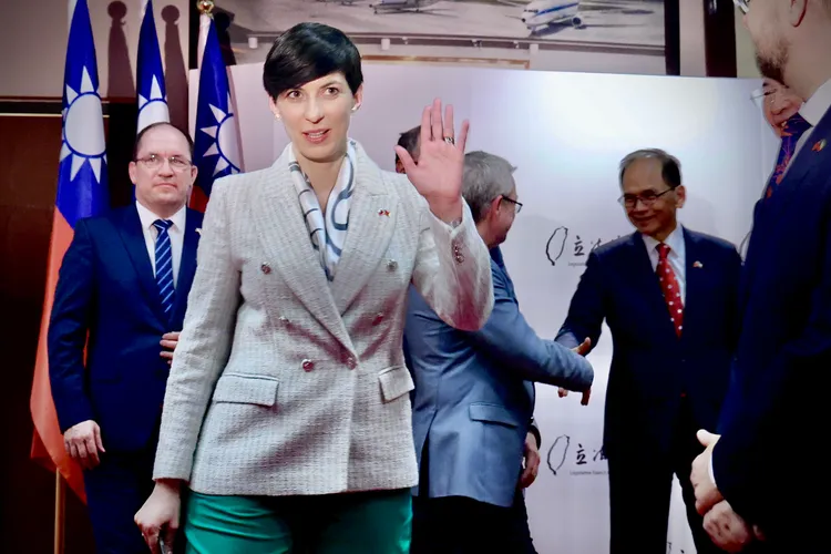 艾達莫娃首度訪問台灣。林林攝