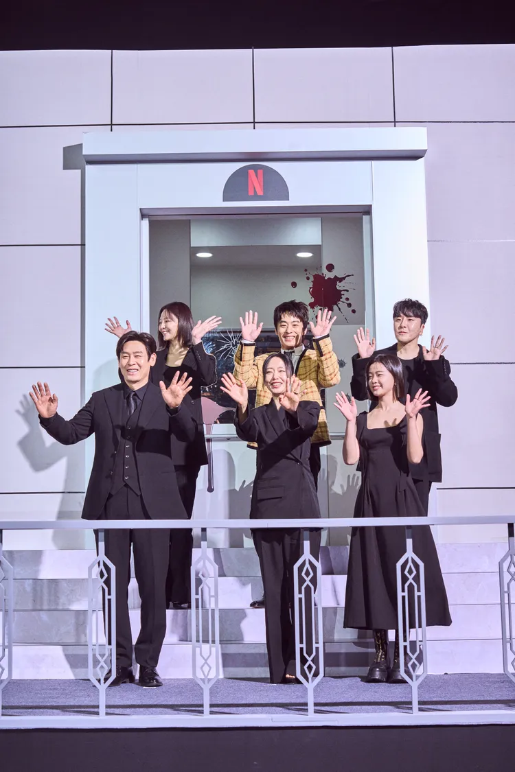 《格殺福順》劇組今天在首爾舉辦記者會。Netflix