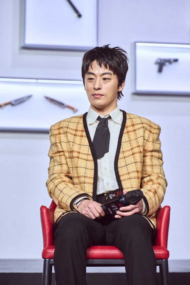 具教煥出席《格殺福順》記者會。Netflix 