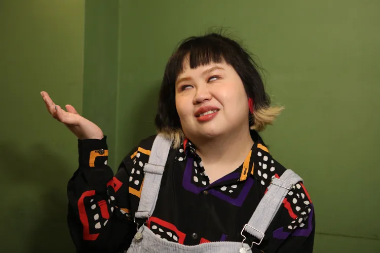 大文超會翻白眼。娛樂中心攝