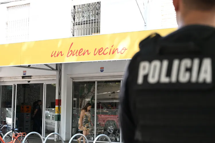 遇襲超市外觀。路透社