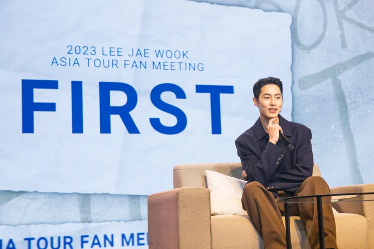 李宰旭感謝台灣粉絲的支持，示愛說我愛你。D-SHOW 提供