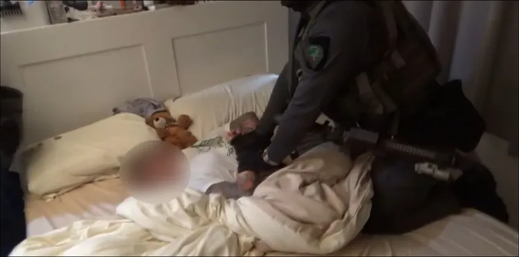 警方逮捕徐姓組長。翻攝畫面