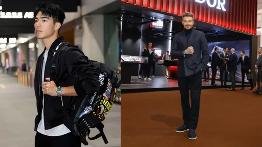 WW錶展｜陳昊森起飛戴96萬名錶混搭重機包　瑞士錶展處女秀成功錯過貝克漢