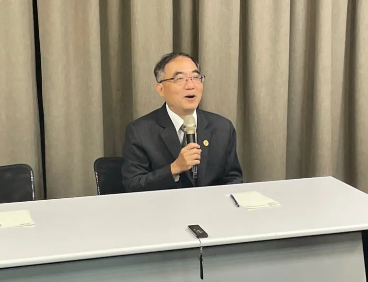 台大校長陳文章表示長遠將以UCLA為目標。陳明萱攝