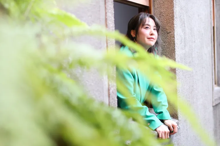 她很滿意現在的狀況，也讚老公是神隊友。鄭孟晃攝