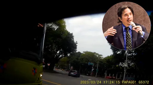 台大教授葉丙成車禍!公車側面撞上「嘴裡卡玻璃」 妻驚像韓劇:從旁邊直直衝來