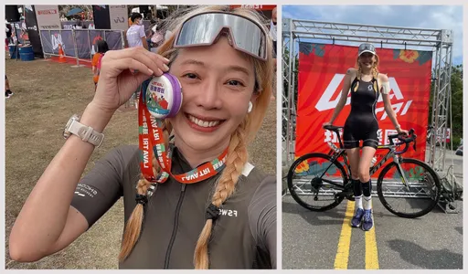 王心恬摔斷手傷癒回歸運動場　台東比鐵人秀一波潮配件