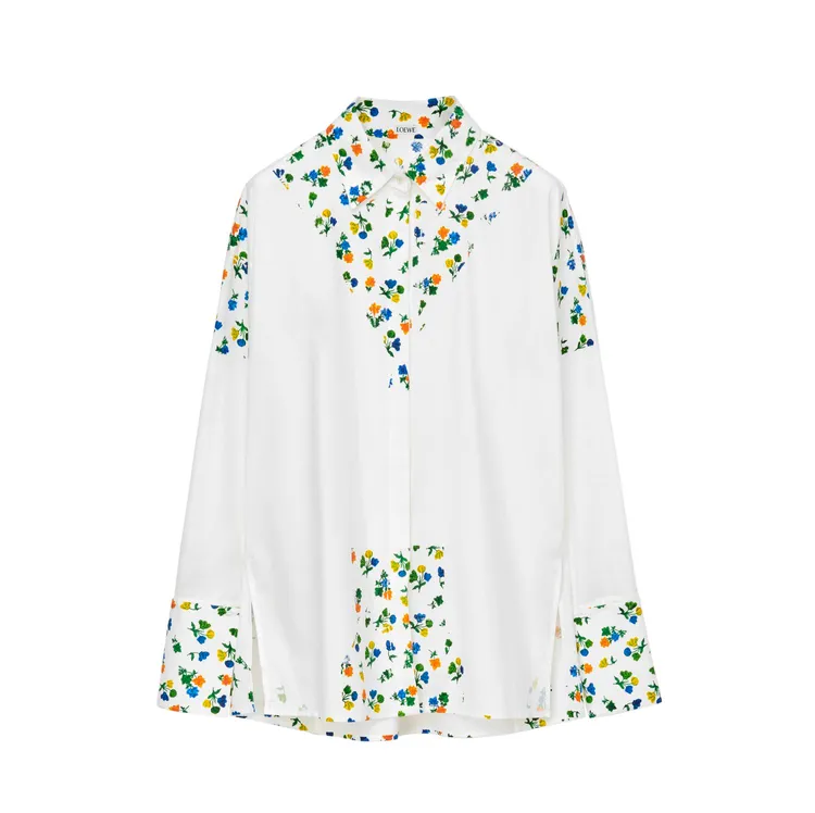 花卉圖案拼接襯衫，6萬1000元。品牌提供