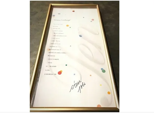 賈伯斯簽名獎牌以高價賣出 可買近120支iPhone 14