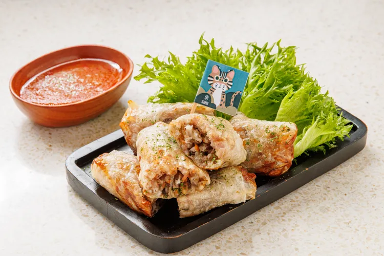 小小樹食 x NO MEATING一植肉越式炸春捲。業者提供
