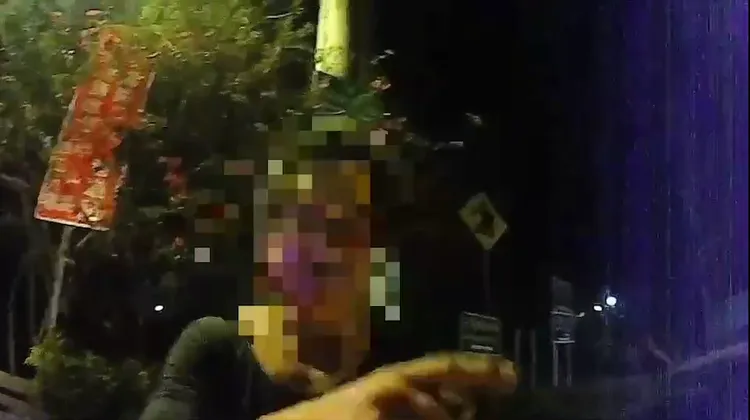 警方告知拒測將罰18萬。三峽警分局提供