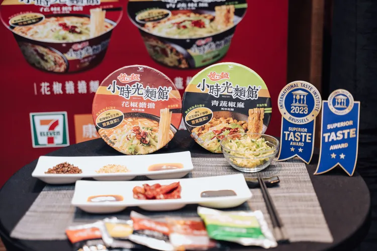 統一麵小時光麵館，以盲測獲得2023 ITI國外主廚評審一致好評，得到ITI國際風味評鑑2星。業者提供