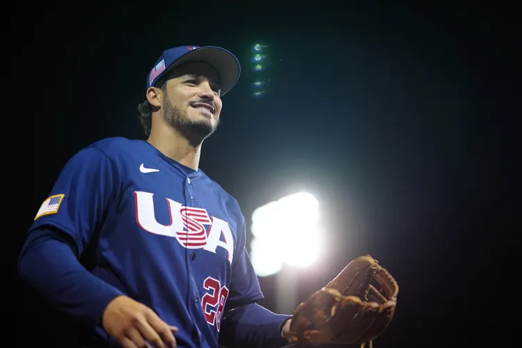 美國球衣。翻攝推特@USABaseball