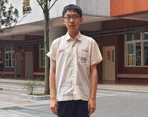 錄取國立陽明交通大學的曾煒翔。教育局提供