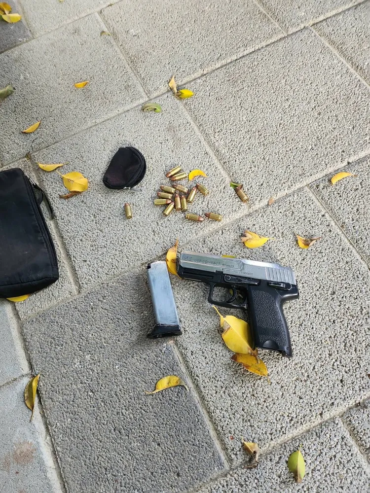 警方查扣的槍彈。翻攝畫面