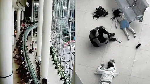 女童逛科技館「站椅探頭摔出圍欄」　媽媽伸手搶救也墜樓雙亡