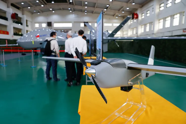 紅雀2型無人機。美聯社