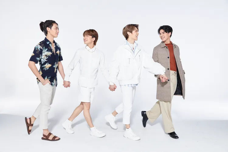 BOSS（左起）、Noeul、Fort、Peat被稱為「空氣四少」。D-SHOW提供