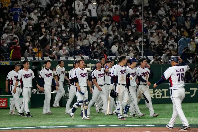 韓國在世界棒球經典賽中首度輸給澳洲。美聯社