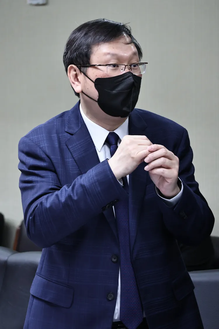 莊人祥接任疾管署長後首度到立法院備詢。施昂強攝