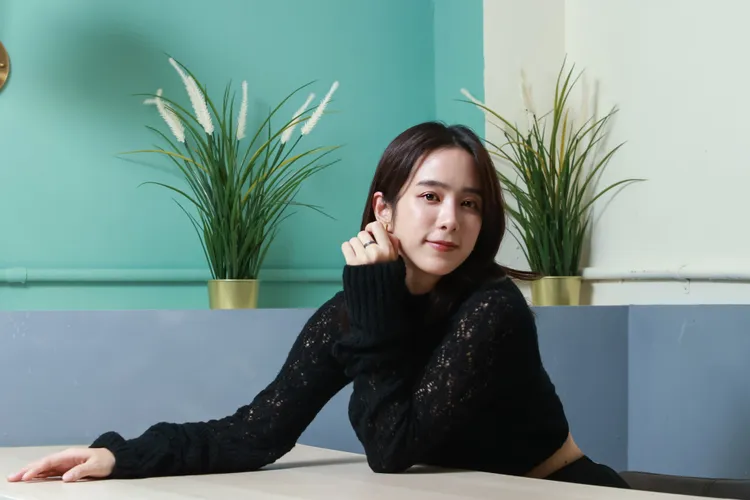 温貞菱現在是幸福小女人。趙世平攝