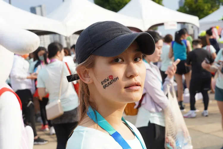 台新女子路跑高雄場跑者。運發局提供