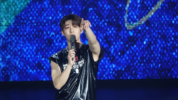 B.I（金韓彬）感謝台灣歌迷多年的支持。莊宗達攝