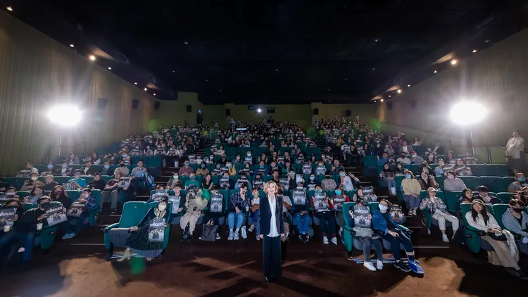 台灣影迷爭相出席首映活動，想要一睹影后風采。佳映娛樂