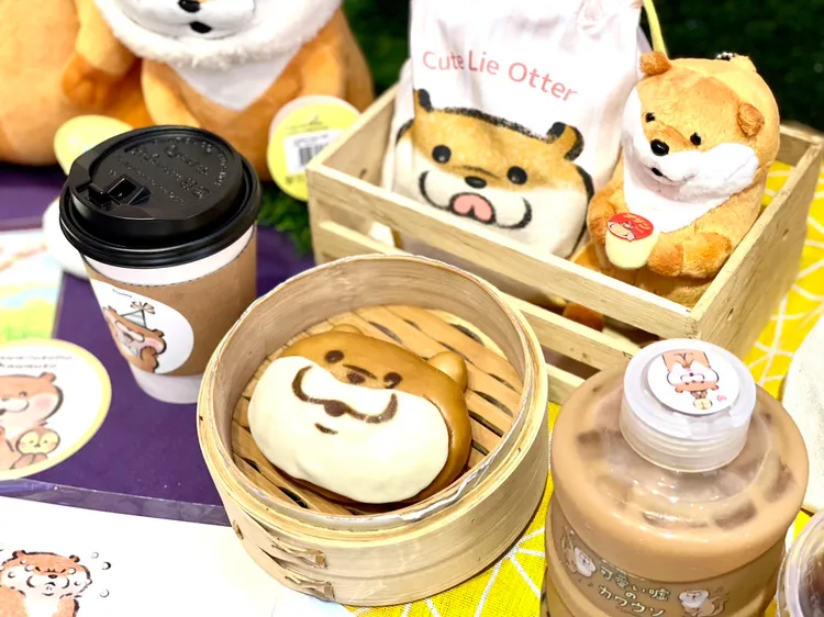 海洋公園與超人氣日本IP「小玩笑小水獺」合作，在園區設置超Q拍照點及特色餐點。曾仲葳攝