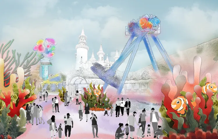 遠雄海洋公園暑假前推出全新設施─海底探險家。業者提供