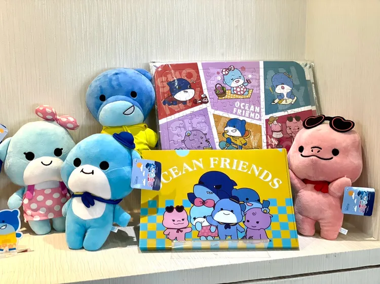 園區打造全新療癒IP「Ocean Friend系列」。曾仲葳攝