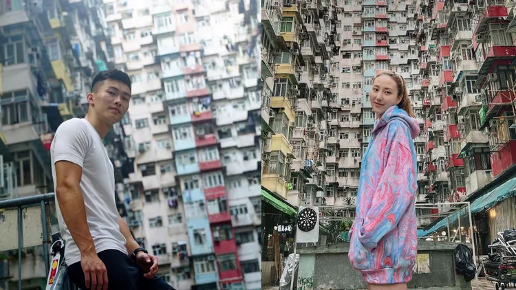 Douglas（左）去年向何超雲（右）求婚成功。翻攝Douglas臉書、何超雲IG