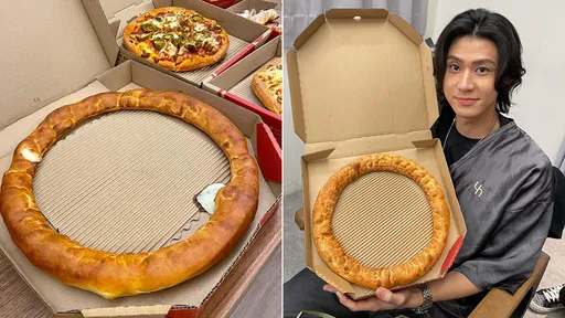 必勝客「零傷害披薩」實體曝光長這樣　啥口味？李玉璽朝聖告訴你