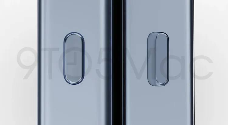 當前iPhone 14 Pro系列靜音開關（右），iPhone 15 Pro改用全新靜音鍵（左）同時也是動作按鈕。翻攝9TO5Mac