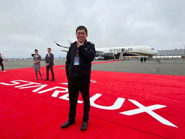 張國煒洛杉磯首航。陳怡文攝