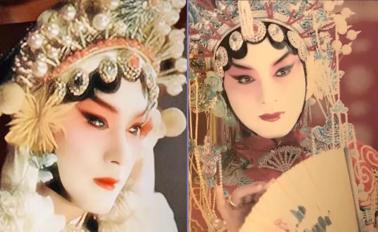 《霸王別姬》扮絕美花旦。翻攝唐鶴德IG