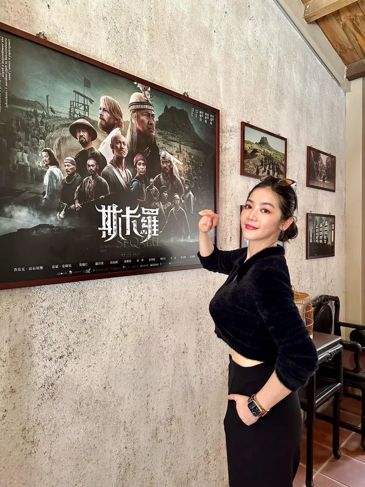 劉芳慈讚變身成為片廠的台南糖廠景點超好拍。翻攝自劉方慈臉書