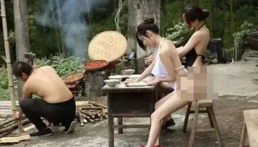 低胸爆乳黑絲下田!性感「農媛」入侵 網怒轟歪風太無恥