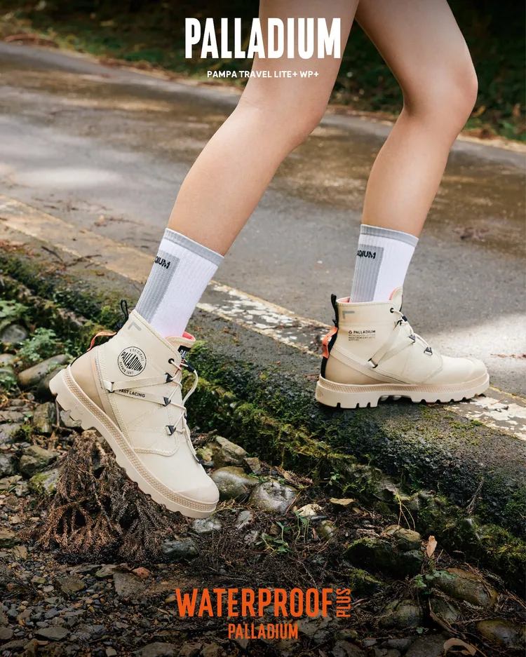 橘標防水Travel Lite+鞋款擁有免綁鞋帶和輕量化等特色，3780元。品牌提供