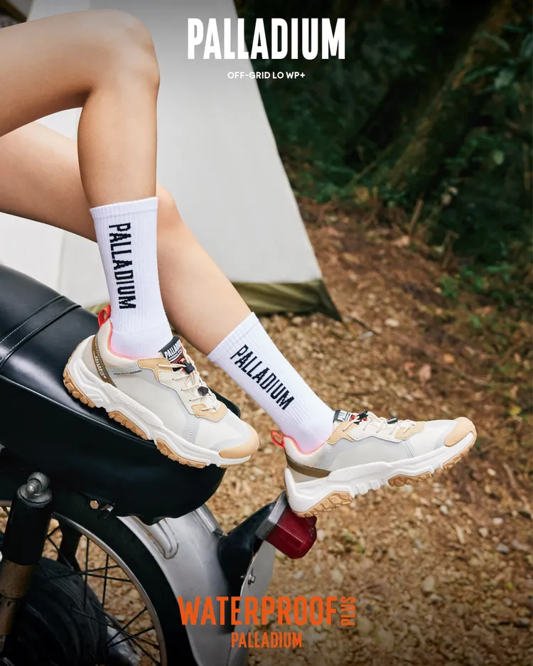 橘標防水Off-Grid LO輪胎潮鞋，3180元。品牌提供